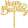 Zápich do torty Happy Birthday 15x8cm Cakesicq