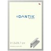 DANTIK rám na obraz 21x29,7 | ALU Stříbrná matná (Sklo Čiré) (Vyrobené s láskou od nás)
