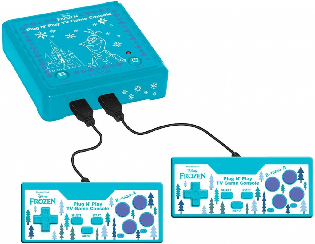 LEXIBOOK LCD herní konzole, 150 her Ledové Království