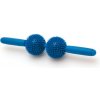 SISSEL® Masážny valček s loptičkami Spiky Twin Roller modrá