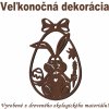 Veľkonočné vajíčko na zavesenie 7 Tmavá