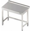 Stůl přístěnný bez police 1400x700x850 mm | STALGAST, 980027140 inox