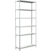 Kovový regál Schulte 4536-W 2300x1000x350 mm, 6 políc, nosnosť 510 kg, biely