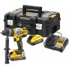 DCD999H2T DEWALT AKU 18V XRP FLEXVOLT ADVANTAGE PŘÍKLEPOVÁ VRTAČKA, 2 X POWERSTACK 5,0 AH BATERIE, NABÍJEČKA, KUFR T-STAK