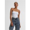 Urban Classics Women's top Knotted Bandeau white biela šedá 4065812645418