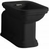 Kerasan WALDORF bidet 37x65cm, čierna mat 4120K7