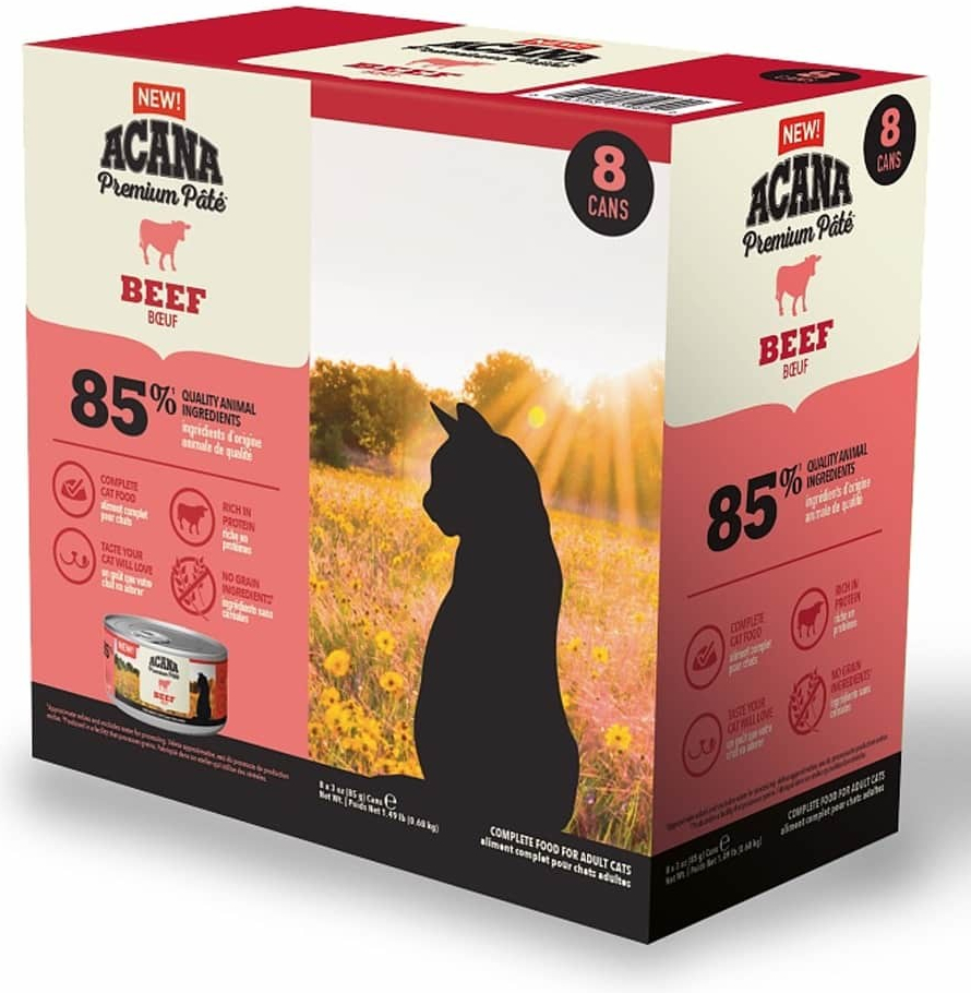 Acana Cat Paté Beef 8 x 85 g