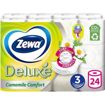 Zewa Deluxe Aquatube Camomile Comfort 24 ks od 10,99 € - Heureka.sk