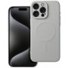 Mag cover silikonový kryt pro Apple iPhone 15 Pro Max, titanově šedý