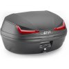 E455N Simply IV kufr GIVI černý (Monolock s vlastní plotnou), červené odrazky, objem 45 litrů