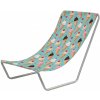 Textilomanie Skladacie plážové ležadlo SAND ICE CREAM, farebné
