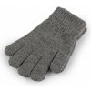 Detské pletené rukavice - šedá