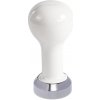 Buna café tamper, kov, biely, 41 mm, nerez mat, plochý