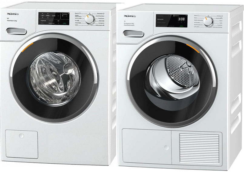 Set Miele WWG360 WCS PWash&9kg + TWF760WP EcoSpeed & 8 kg