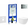 Geberit Duofix Set predstenovej inštalácie, klozetu Oudee Vortex a dosky softclose, tlačidlo Sigma01, lesklý chróm SANI11CA1146