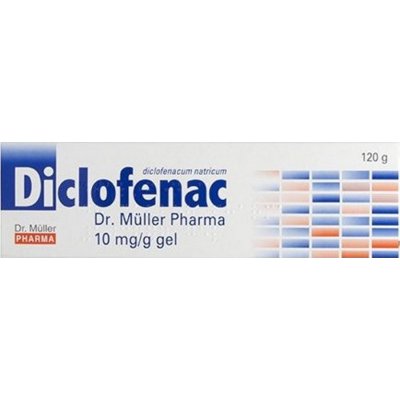 Diclofenac Dr. Müller Pharma 10 mg/g gél gel. 1 x 120 g