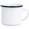 BELIS Smaltovaný hrnček ø 8 cm – 0,35 l biely – ČESKÝ PLECHÁČIK - 11008-03900004