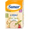 Sunar mliečna kaša s 8 cereáliami banán, jablko 210 g