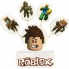 Cukrová dekorácia na tortu – sada Róblox - K-Decor