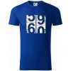 Tachometer 60 - Tričko z organickej bavlny - 2XL ( Kráľovská modrá )