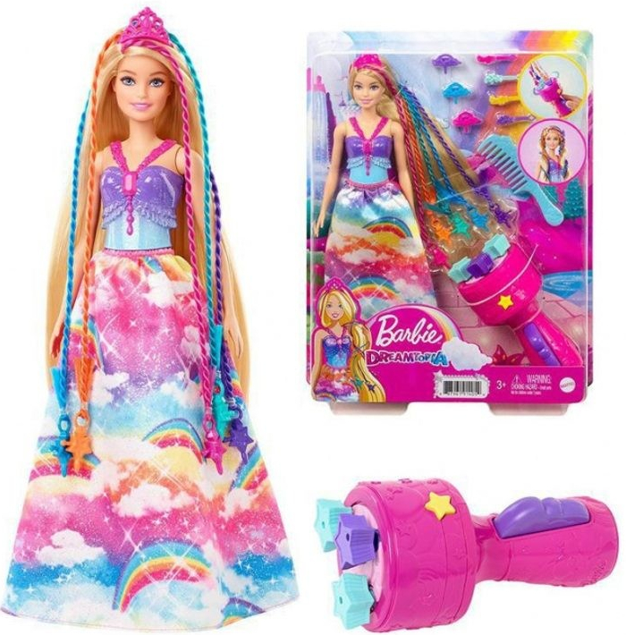 Barbie Princezna s barevnými vlasy herní set od 26,22 € - Heureka.sk
