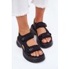 EVENTO Dámske Sandále So Zlatými Detailmi Čierne Luvira čierna 40 EVENTO 5905677909401