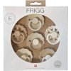 ŠESŤBALENIE OKRÚHLYCH CUMLÍKOV FRIGG CINNAMON CHARM, 6-18M, KAUČUK