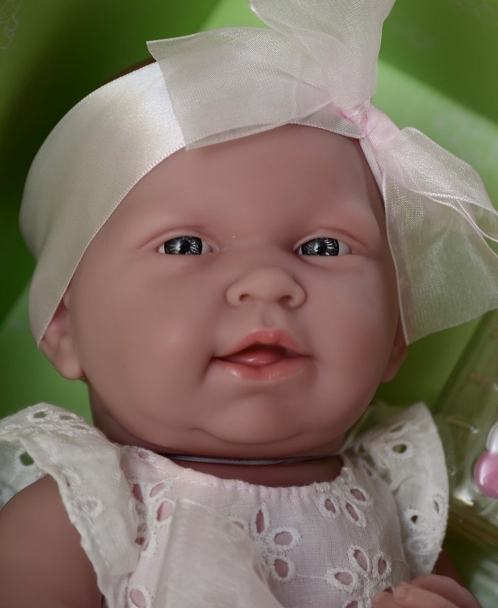 Berenguer Realistické miminko holčička Klárka se zajíčkem