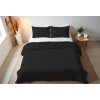 Áčko a.s. Ružomberok Predĺžené saténové obliečky ČIERNA