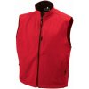 James & Nicholson JN 136 pánska 3-vrstvová softshell vesta červená