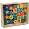 Melissa & Doug Navliekanie drevených tvarov