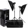 Foto svetlo Terronic BASIC 150RF Softbox kit (FY4210)