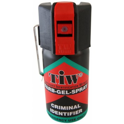 TIW Criminal Sprej Identifier farbiaci gél s klipom 40 ml