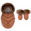 COTTONMOOSE Set fusak a rukavice na kočík Moose MINI Yukon Amber VP-F181259