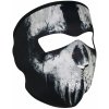 Neoprenová maska na obličej lebka skull od ZANheadgear