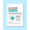APLB Glutathione Niacinamide Sheet Mask Pleťová maska s glutatiónom a niacínamidom 25 ml 1 ks