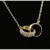 Náhrdelník dámsky Lorenti Two rings gold