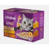 WHISKAS hydinový výber kura morka hydina kačka v šťave 12 x 85 g