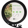 Čierny plastový záhradný obrubník Smart Border - dĺžka 10 m, šírka 0,2 cm, výška 5 cm