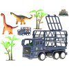 Mikro trading Auto nákladní - 14 cm - na setrvačník - s dinosaury