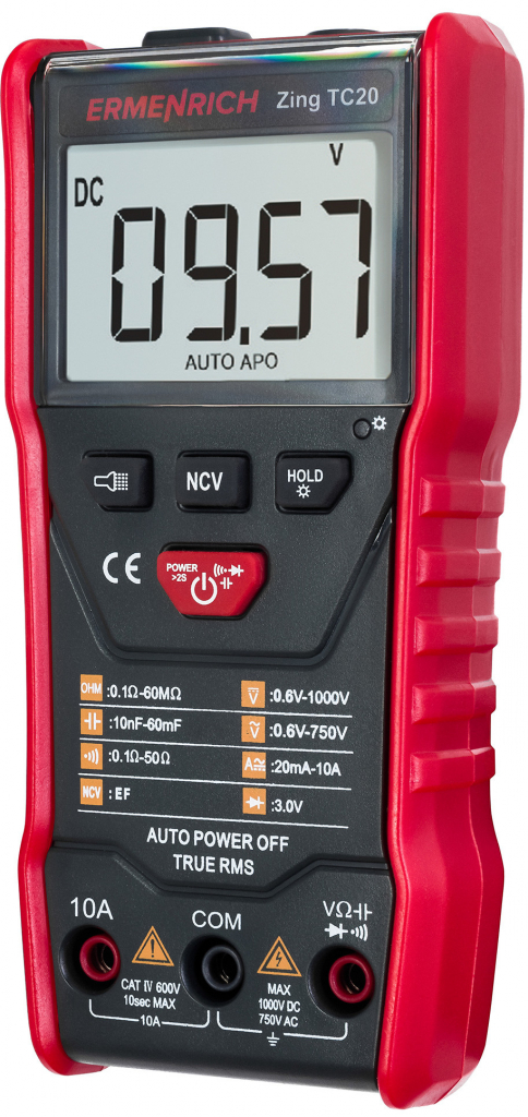 Digitálny multimeter Ermenrich Zing TC20