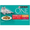 PURINA ONE Sterilecat kuracie a hovädzie mäso 4 x 85 g
