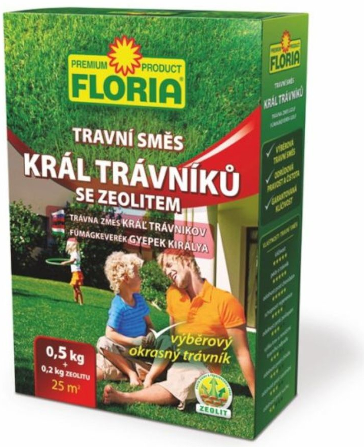 Floria Kráľ Trávnikov trávna zmes 0,5 kg