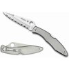 Vega Spyderco C07S Police Model SerratedEdge vreckový taktický nôž 10,7 cm, celooceľový