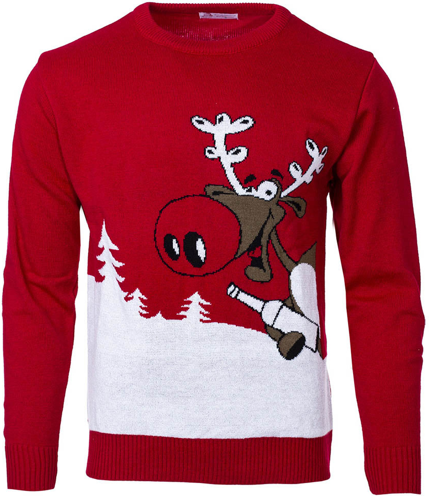 Wayfarer Vianočný sveter so sobom Drunk Reindeer červený od 62,95 € -  Heureka.sk