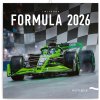 NOTIQUE Poznámkový kalendár Formula – Jiří Křenek 2026, 30 x 30 cm