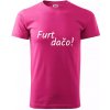 Furt dačo - Klasické pánske tričko vyššej gramáže - L ( Purpurová )