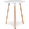 WELLHOX Moderný drevený stôl do kuchyne v obývacej izbe 60 cm