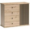 Nábytek PEGAS s.r.o. Komoda CALI C5, dub artisan