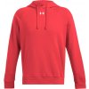 Pánska mikina Under Armour, RIVAL FLEECE HOODIE červená,biela XXL